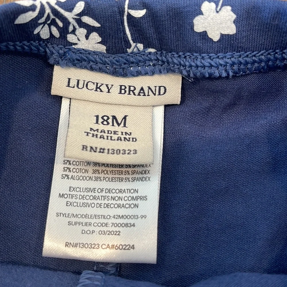 🌟3/$15🌟Lucky 🍀 Brand 2 piece short set. 18 months. - Picture 10 of 12